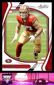 2021 Panini Absolute #84 Nick Bosa    San Francisco 49ers Football
