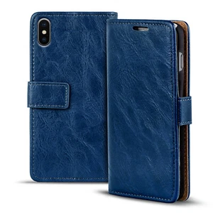 Funda Book Case Para Apple iPhone XS Max Funda Protectora Cartera - Imagen 1 de 6