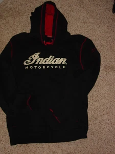 Sudadera con capucha con apliques Indian Motorcycle para hombre, negra | 2833445 talla L - Imagen 1 de 14