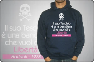 UNISEX jolly roger sweatshirt His skull is a flag that means freedom - Picture 1 of 2
