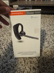 Poly Voyager 5200 Wireless Headset (Plantronics) - Single-Ear Bluetooth Headset - Zdjęcie 1 z 8
