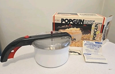De colección Nordic Ware PopGun Estufa Palomitas Popper Maker Spinner Foto 1 de 4