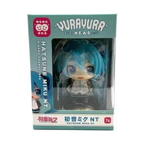 Hatsune Miku Figurine Anime Figure Chibi Yurayura Head 75 Piapro Characters - Picture 1 of 8