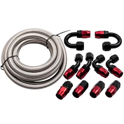 16FT A10N Adattatore Raccordo Girevole Del Tubo Flessibile Del Carburante Kit - Immagine 1 di 4