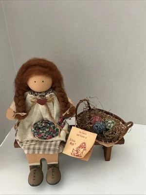 复古 Lizzy High 娃娃 Gretchen High Bench Rag Balls 民间艺术 — 第 1/4 张图片