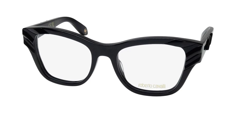 ROBERTO CAVALLI VRC025V MARCO DE GAFAS DE GATO/GAFAS GAFAS ITALIANAS GENUINAS Foto 1 de 1