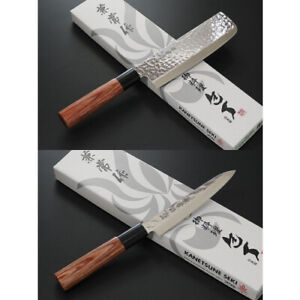 Kanetsune KC-953 Thin blade type 165mm + KC-954 Petty 120mm limited From JP #k12