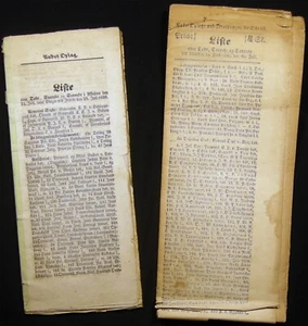 1850 CASUALTY LISTS 1st DENMARK-SCHLESWIG WAR DANISH MILITARY HISTORY EPHEMERA - Picture 1 of 5