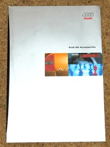 Folleto de ventas de accesorios Audi A6 1997-98 - aleaciones estilo de audio, etc. - Imagen 1 de 7