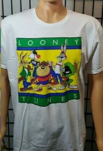 NUEVO CON ETIQUETAS CAMISETAS LONNEY TUNES TM HOMBRE BLANCAS TALLA XL - Imagen 1 de 7