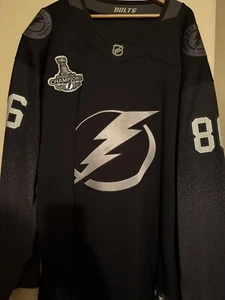 CAMISETA DE HOCKEY TAMPA BAY LIGHTNING KUCHEROV FANATICS BREAKAWAY 5XL - Imagen 1 de 7