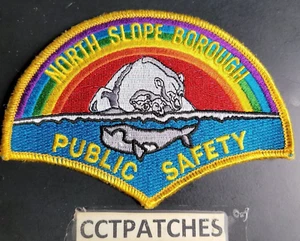 NORTH SLOPE BOROUGH, ALASKA PUBLIC SAFETY POLICE SHOULDER PATCH AK - Picture 1 of 2