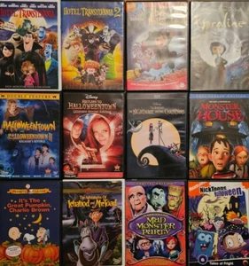 RARE DVD Halloween lot Ichabod Great Pumpkin Charlie Brown Halloweentown   - Picture 1 of 3