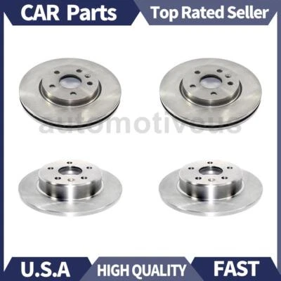 Rotor de freno de disco delantero trasero 4X DuraGo para Chevrolet Bolt EV 2017 2018 2019 Foto 1 de 4