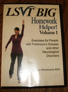 LSVT BIG Homework Helper! Vol. 1 (DVD) Exercises for Parkinsons & Neurological D - Picture 1 of 2
