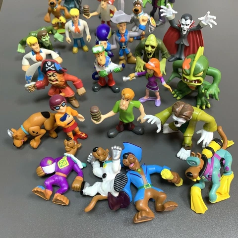 Random 20PCS Scooby-Doo Mystery Mates Crew Shaggy Monster Pirate Ghost Figure Cover
