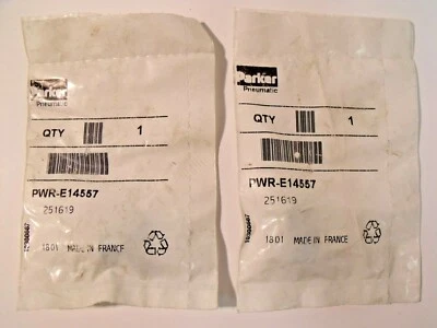 (2) NIB Parker PWR-E14557 Thermoplastic Flow Controls:  10-32 UNF Port & Tube - Image 1 of 4