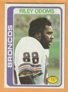 Riley Odoms Denver Broncos 1978 Topps #285 Houston Cougars 13E - Imagen 1 de 2