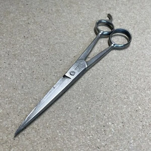 MET CUT & CO NY. 7" VTG BARBER HAIRDRESSER STYLIST SALON HAIR CUTTING SCISSORS - Picture 1 of 8