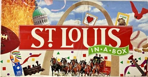 ST. LOUIS IN A BOX Monopoly-Style Board Game Late for the Sky Mississippi River - Picture 1 of 19