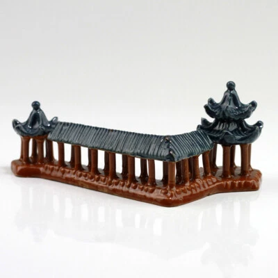 Bonsai-Keraimk-Figur Sommerpalast o. Tempel, Pflanzen-Deko, Bonsai-Gebäude Asien - Bild 1 von 4