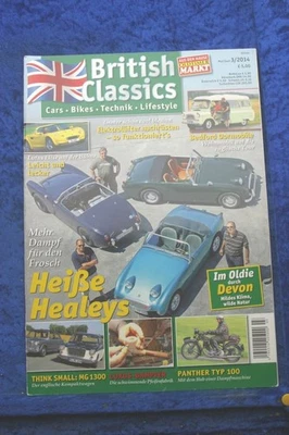 British Classics 3/14 Lotus Elise Caldi Healey's Bedford Dormobile MG 1300 Pant - Immagine 1 di 2