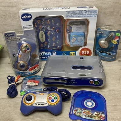 Vtech V. Flash Home Entertainment System with Game - - Image 1 of 4