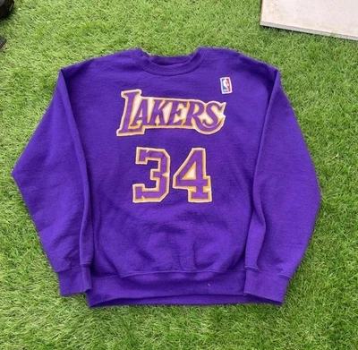 Sudadera de Colección Lakers Shaquille O’Neal Cuello Redondo Para Hombre Mediana Foto 1 de 4