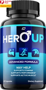 (1 Pack) Hero up for Men Capsules  - Picture 1 of 12