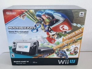 Nintendo Wii U Mario Kart 8 Deluxe Set 32GB Consola Paquete Completo En Caja CIB - Imagen 1 de 16