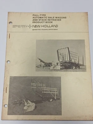 Libro de productos New Holland tipo tirador automático vagón pila recuperador Foto 1 de 4