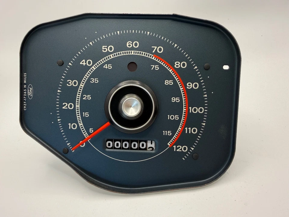 NOS 1969 - 1970 福特野马 Mach 1 速度计 FoMoCo C9ZF-17265-N 测试工作正常 — 第 1/4 张图片