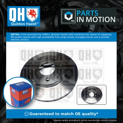 2x Par de discos de freno ventilados para MITSUBISHI SPACE STAR DG1A 1.3 delanteros 98 a 04 QH Foto 1 de 4