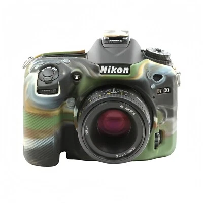 Capa protetora para câmera. Capa macia de silicone. À prova de quedas para Nikon D7200 - Imagem 1 de 4