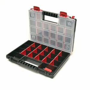 2er Set NORS DUO Sortimentskasten Sortierbox Kleinteilemagazin Toolbox Lagerbox - Bild 1 von 11
