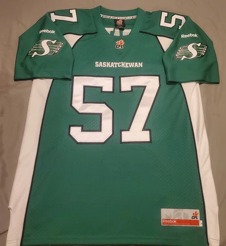 Roughriders Jersey 57 Labatte Large Saskatchewan Cover