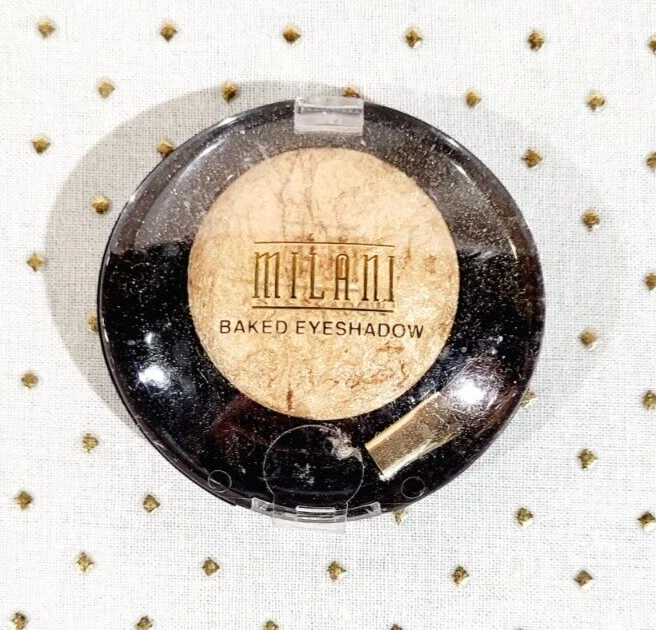 Milani BAKED POWDER EYESHADOW Use Wet or Dry # 606 DRENCH IN GOLD Shimmer Shade - Image 1 of 1