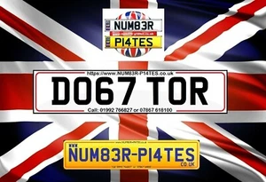DOCTOR, DO67 TOR, DOC, DR, DR WHO, Cherished Registration, Private Number Plate - Picture 1 of 11