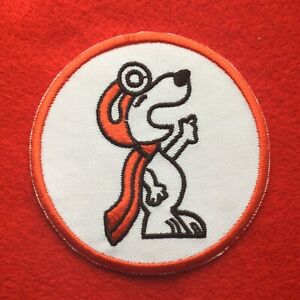 Snoopy Embroidered Patch 3 1/4" dia.