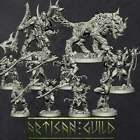 Orc Barbarians set | Modular Orcish miniatures miniature for Tabletop games like