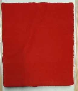 Cuscino Rosso Da Divano Anni 60 In Gommapiuma Rivestito Velluto - Imagen 1 de 7