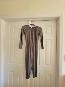 Gap Pants Gold Metallic Longsleeve Jumpsuit Romper Size M - Picture 1 of 12