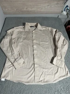 Camisa Chaps Para Hombre 17.5 34/35 Ajuste Regular Cuello Elástico Sin Arrugas Abotonada - Imagen 1 de 6