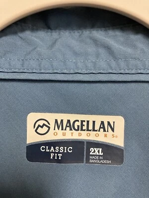 Camisa Magallanes 2XL, Azul Acero Foto 1 de 4