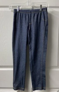 Circo Denim Lool Leggings Girls Size L Jersey Knit Long Jegging Pants Play - Picture 1 of 7