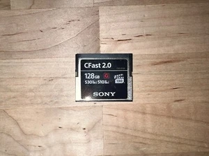 Sony 128GB CFast 2.0 G Series Memory Card - Photo 1 sur 2