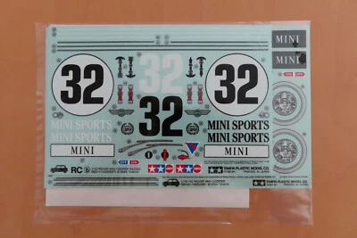 RC Tamiya Decal 58211 Rover Mini Cooper Racing NEU NIB 1998 - Bild 1 von 3