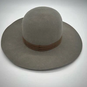 Sombrero Brixton Magdalena Natural 100% Lana Ala Ancha Talla Pequeña - Imagen 1 de 7