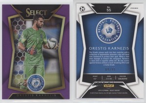 2015-16 Panini Select Purple Prizm /99 Orestis Karnezis #55.2 Rookie RC