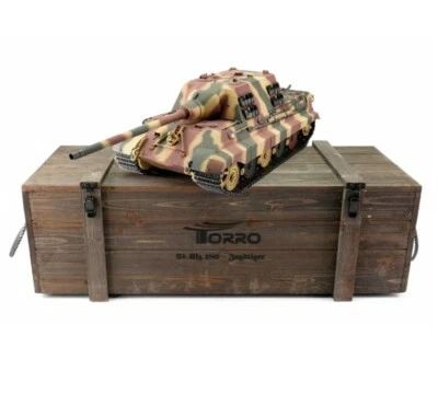 1: 16 Torro 德国 Jagdtiger 遥控坦克 2.4GHz 软弹气枪金属版 PRO 反冲 全新 — 第 1/4 张图片